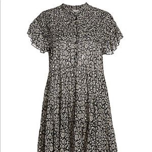 Isabel Marant Etoile Lanikaye Floral ALine Shirtdress Black size 36
